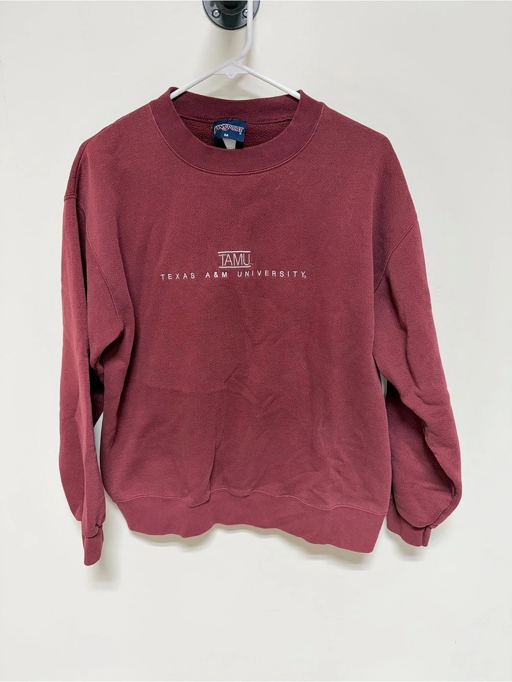 Vintage Texas A&M TAMU JanSport Crewneck Sweatshirt Maroon